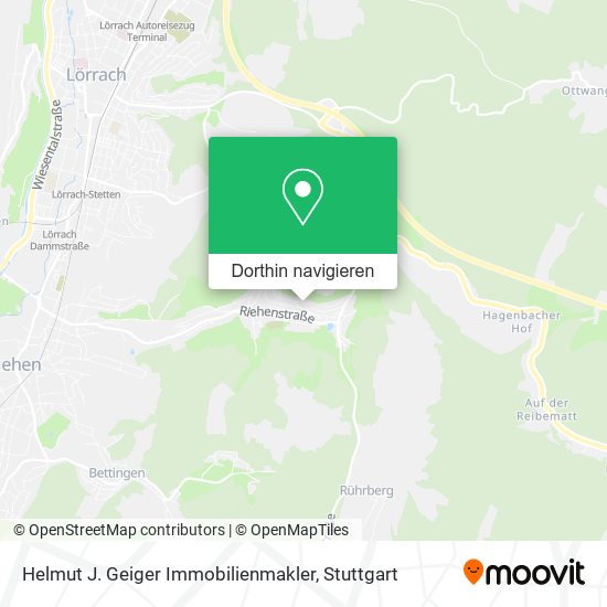 Helmut J. Geiger Immobilienmakler Karte
