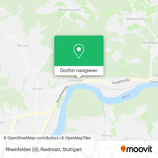 Rheinfelden (d), Riedmatt Karte