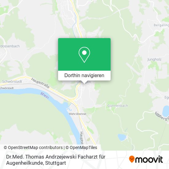 Dr.Med. Thomas Andrzejewski Facharzt für Augenheilkunde Karte
