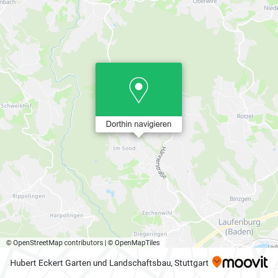Hubert Eckert Garten und Landschaftsbau Karte