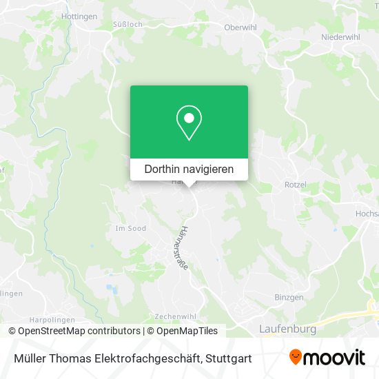 Müller Thomas Elektrofachgeschäft Karte
