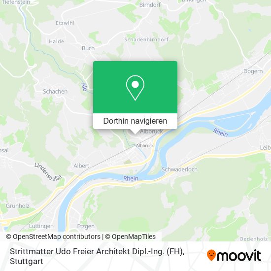 Strittmatter Udo Freier Architekt Dipl.-Ing. (FH) Karte