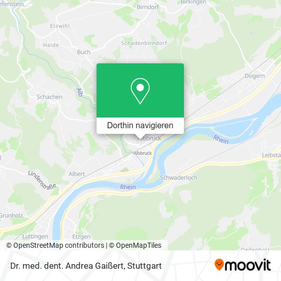 Dr. med. dent. Andrea Gaißert Karte