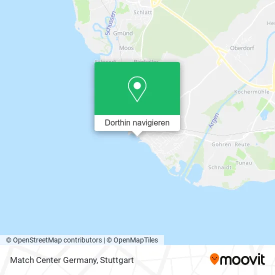 Match Center Germany Karte
