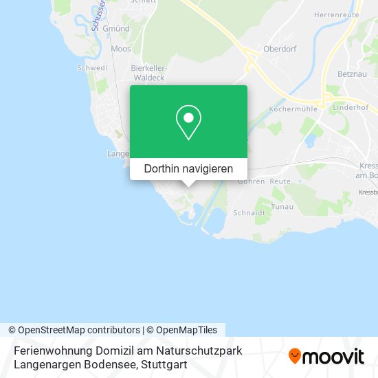 Ferienwohnung Domizil am Naturschutzpark Langenargen Bodensee Karte