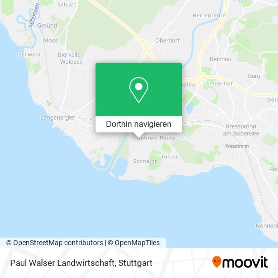 Paul Walser Landwirtschaft Karte