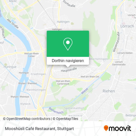 Mooshüsli Café Restaurant Karte