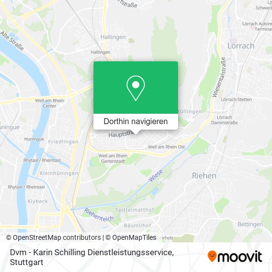 Dvm - Karin Schilling Dienstleistungsservice Karte