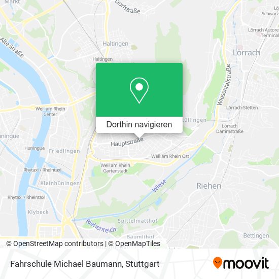 Fahrschule Michael Baumann Karte