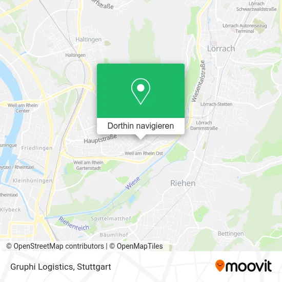 Gruphi Logistics Karte