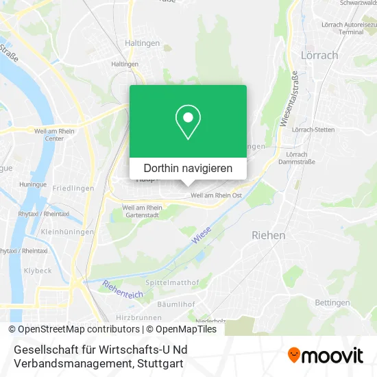 Gesellschaft für Wirtschafts-U Nd Verbandsmanagement Karte