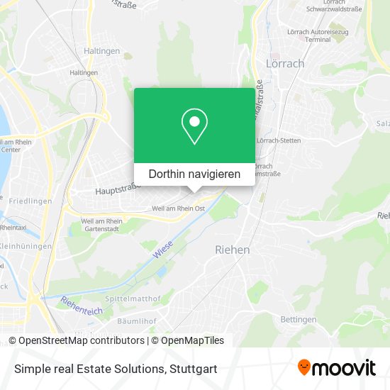 Simple real Estate Solutions Karte