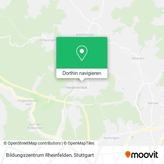 Bildungszentrum Rheinfelden Karte