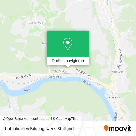 Katholisches Bildungswerk Karte