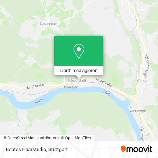 Beates Haarstudio Karte