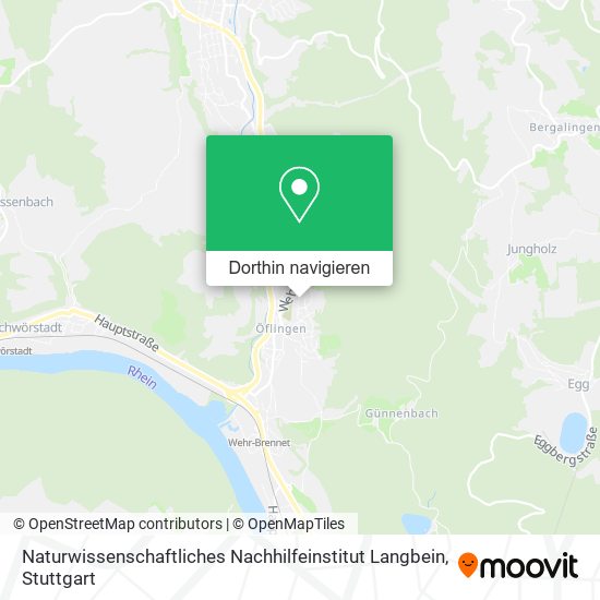 Naturwissenschaftliches Nachhilfeinstitut Langbein Karte