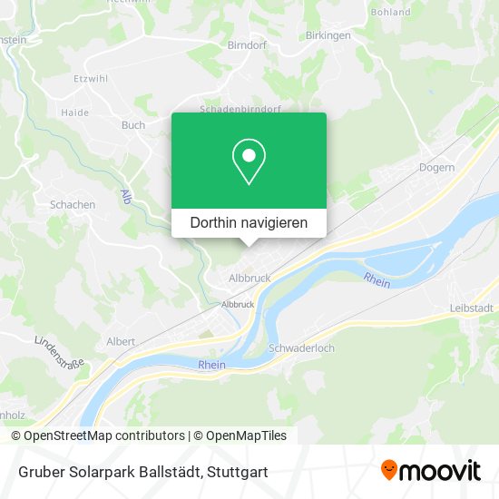 Gruber Solarpark Ballstädt Karte
