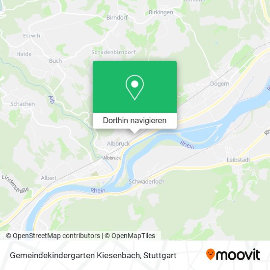 Gemeindekindergarten Kiesenbach Karte