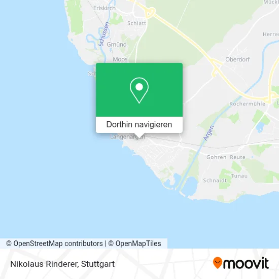 Nikolaus Rinderer Karte