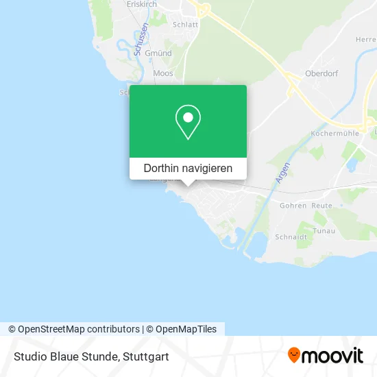 Studio Blaue Stunde Karte