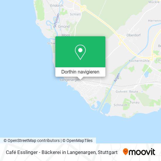 Café Esslinger - Bäckerei in Langenargen Karte