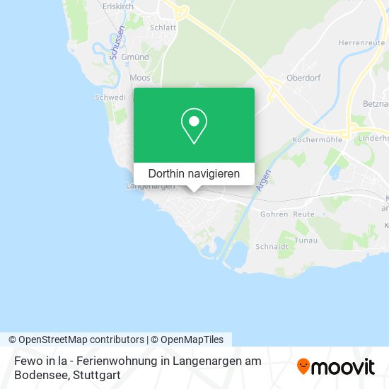 Fewo in la - Ferienwohnung in Langenargen am Bodensee Karte