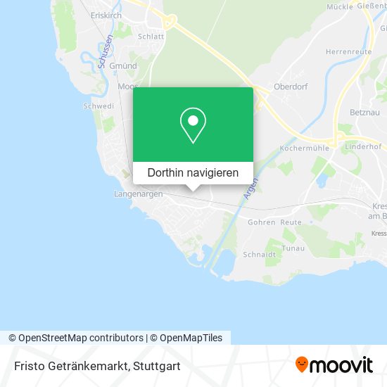 Fristo Getränkemarkt Karte
