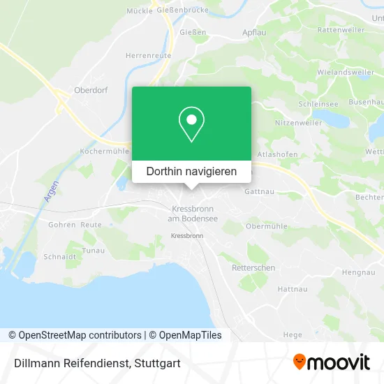 Dillmann Reifendienst Karte