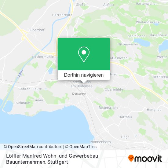 Löffler Manfred Wohn- und Gewerbebau Bauunternehmen Karte