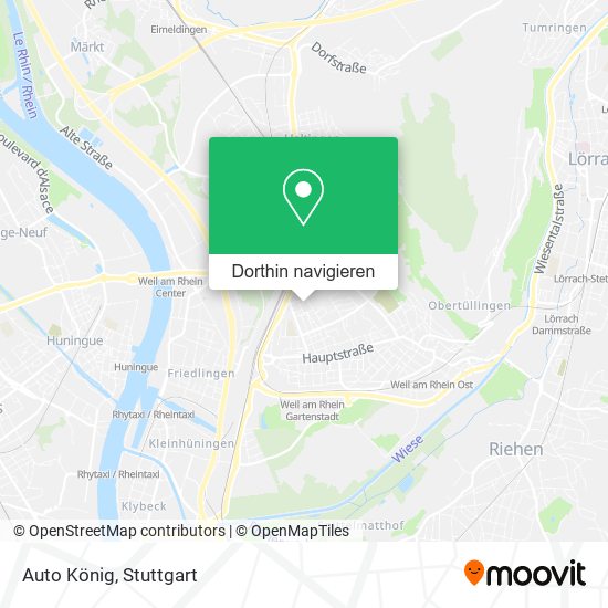 Auto König Karte