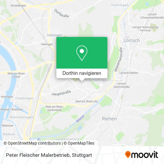 Peter Fleischer Malerbetrieb Karte