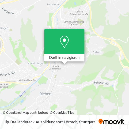 Ilp-Dreiländereck Ausbildungsort Lörrach Karte