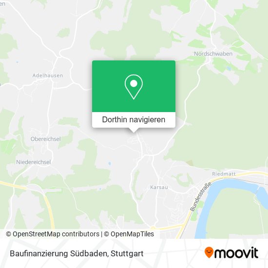 Baufinanzierung Südbaden Karte
