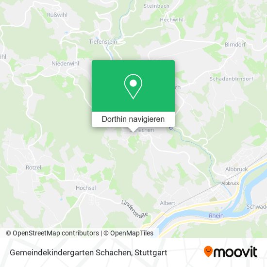 Gemeindekindergarten Schachen Karte