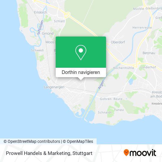 Prowell Handels & Marketing Karte