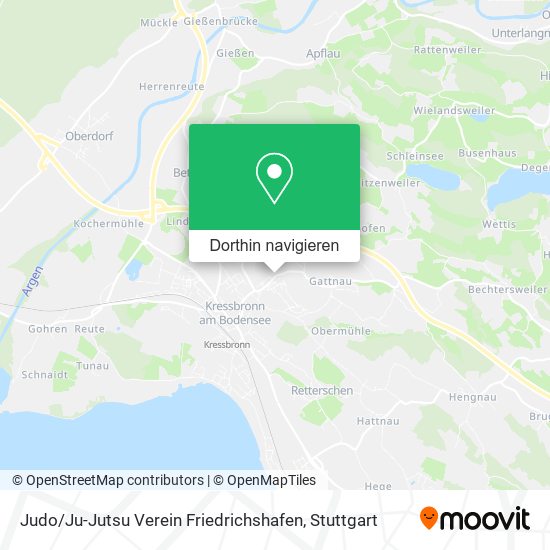 Judo / Ju-Jutsu Verein Friedrichshafen Karte