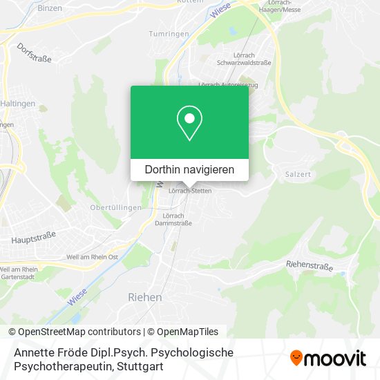 Annette Fröde Dipl.Psych. Psychologische Psychotherapeutin Karte