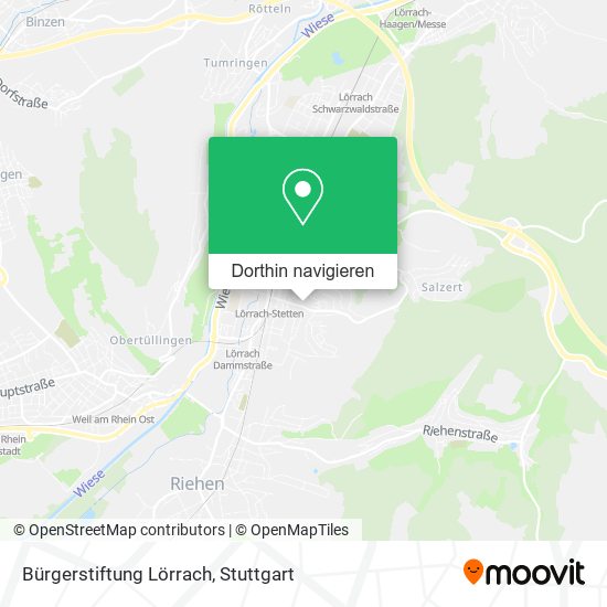 Bürgerstiftung Lörrach Karte