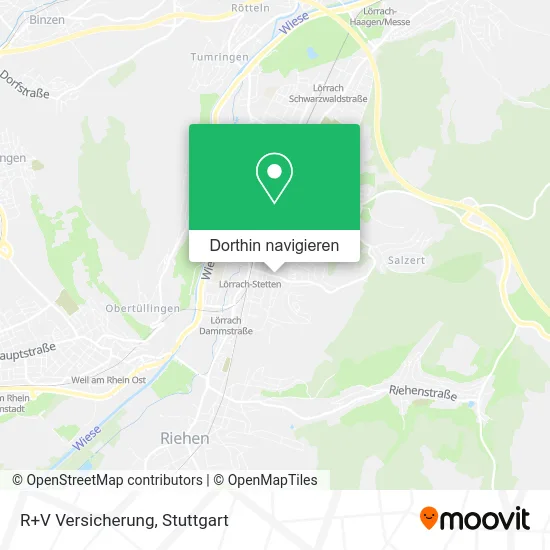 R+V Versicherung Karte