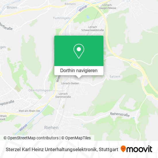 Sterzel Karl Heinz Unterhaltungselektronik Karte