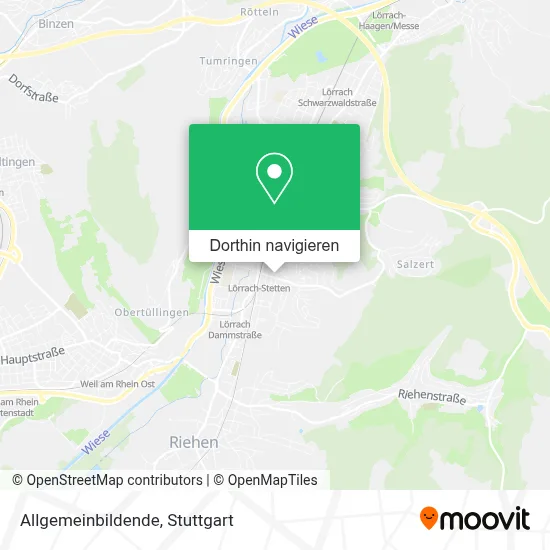 Allgemeinbildende Karte