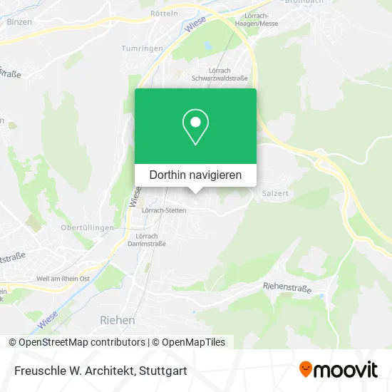 Freuschle W. Architekt Karte