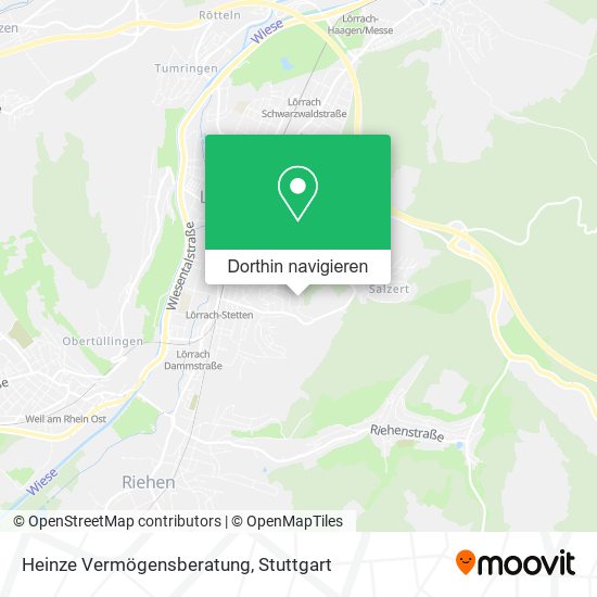 Heinze Vermögensberatung Karte