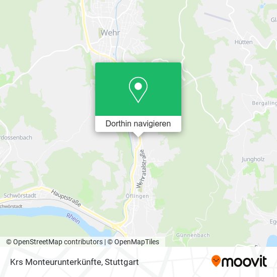 Krs Monteurunterkünfte Karte