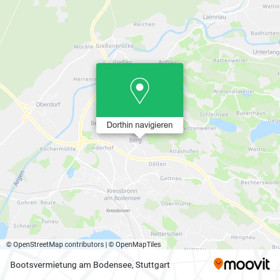 Bootsvermietung am Bodensee Karte