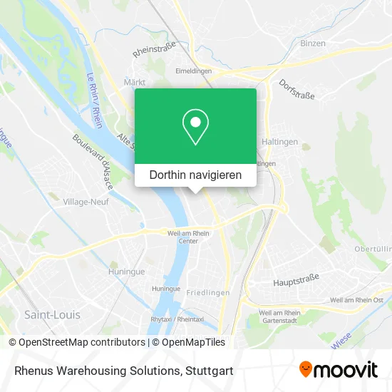 Rhenus Warehousing Solutions Karte