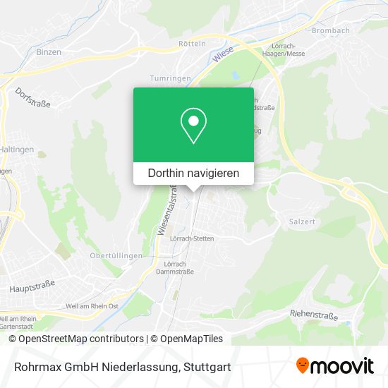 Rohrmax GmbH Niederlassung Karte