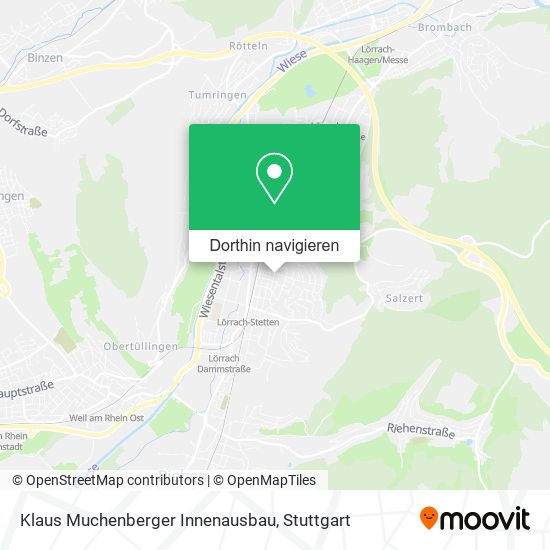 Klaus Muchenberger Innenausbau Karte