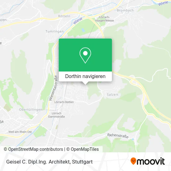 Geisel C. Dipl.Ing. Architekt Karte