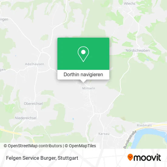 Felgen Service Burger Karte